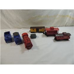 LOT 7 MODEL TRAIN CARS GAGES O & S