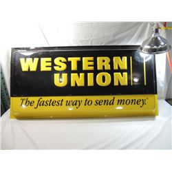 WESTERN UNION MONEY SIGN STORE SIGN