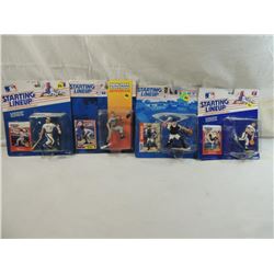 LOT 4 STARTING LINEUP BASEBALL PLAYER FIGURES