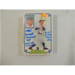 1984 DONRUSS CHAMPIONS SET