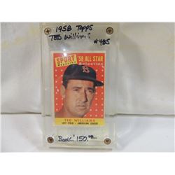 1958 TOPPS TED WILLIAMS #485 BASEBALL CARD
