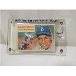 1956 TOPPS "PEE WEE" REESE #260 BASEBALL CARD