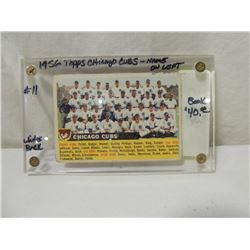 1956 TOPPS CHICAGO CUBS #11 BASEBALL CARD