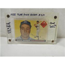 1955 TOPPS DUKE SNIDER #210 BASEBALL CARD