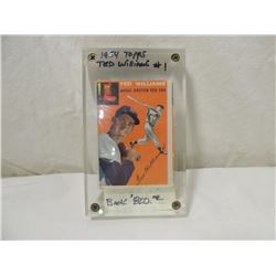 1954 TOPPS TED WILLIAMS #1 BASEBALL CARD