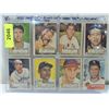 Image 1 : LOT 8 1952 TOPPS BASEBALL CARDS: VERNON, SIEVERS,J