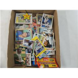 BOX LOT MISC BASEBALL PLAYER CARDS