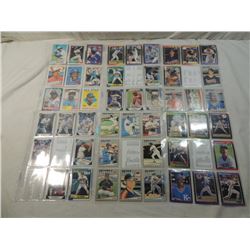 LOT 49 ASSORTED BASEBALL PLAYER CARDS