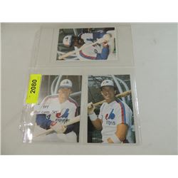 1984 POST CARD SET EXPOS BASEBALL PETE ROSE, CARTE