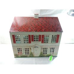 VINTAGE TIN LITHO DOLLHOUSE