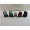 Image 1 : LOT 5 CERAMIC & GLASS INSULATORS