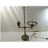 Image 1 : ANTIQUE BRASS AMERICAN STUDENT LAMP