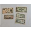 Image 1 : LOT 5 VINTAGE FOREIGN PAPER MONEY