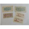 Image 2 : LOT 5 VINTAGE FOREIGN PAPER MONEY