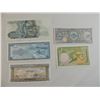Image 1 : LOT 5 ASSORTED FOREIGN PAPER MONEY CURRENCY