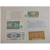 Image 2 : LOT 6 ASSORTED FOREIGN PAPER MONEY CURRENCY