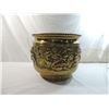 Image 1 : LARGE HAMMERED BRASS PLANTER BUCKET