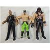 Image 1 : LOT 3 WWE WWF SUPER STAR ACTION FIGURES
