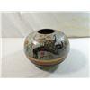 Image 1 : ASIAN METAL VASE PEACOCKS