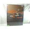 Image 2 : TORN PAPER MODERN ART FRAMED MOUNTAINS