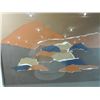 Image 3 : TORN PAPER MODERN ART FRAMED MOUNTAINS