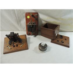 LOT 4 MODEL A/T SPARK BOXES? TELEGRAPH?