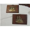 Image 2 : LOT 4 VITNAGE WOODEN DECORATIVE WALL HANGING
