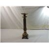 Image 3 : TALL DETAILED BRASS CANDLE STICK HOLDER