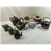 Image 1 : LOT 9 VINTAGE TEA POTS
