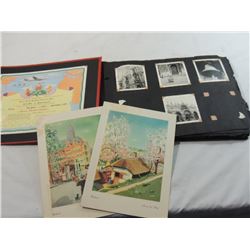 VINTAGE PHOTO ALBUM FULL BLACK & WHITE PICTURES