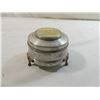 Image 2 : VINTAGE METAL POWDER HOLDER