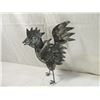 Image 2 : DECORATIVE TIN CHICKEN FIGURE SCULPTURE