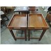 Image 2 : PAIR TRAY SIDE TABLES