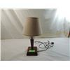 Image 3 : SMALL WOODEN CONTEMPORARY TABLE LAMP