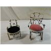 Image 1 : LOT 2 TIN CAN TRAMP ART CHAIRS