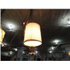 Image 3 : VINTAGE BRASS AND PORCELEIN CHANDELIER
