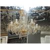 Image 2 : ELEGANT VINTAGE GLASS CHANDELIER