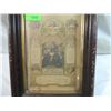 Image 2 : ANTIQUE GERMAN FIRST COMMUNION CERTIFICATE FRAMED