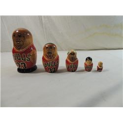 CHICAGO BULLS NESTING DOLLS