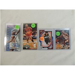LOT 4 MISC BASKETBALL CARDS HILL, RUBIO, JORDAN, O