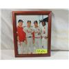 Image 1 : 8X10 4 CARDINALS PLAYERS PHOTO FRAMED