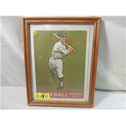 VINTAGE GOUDEY DISPLAY FRAMED