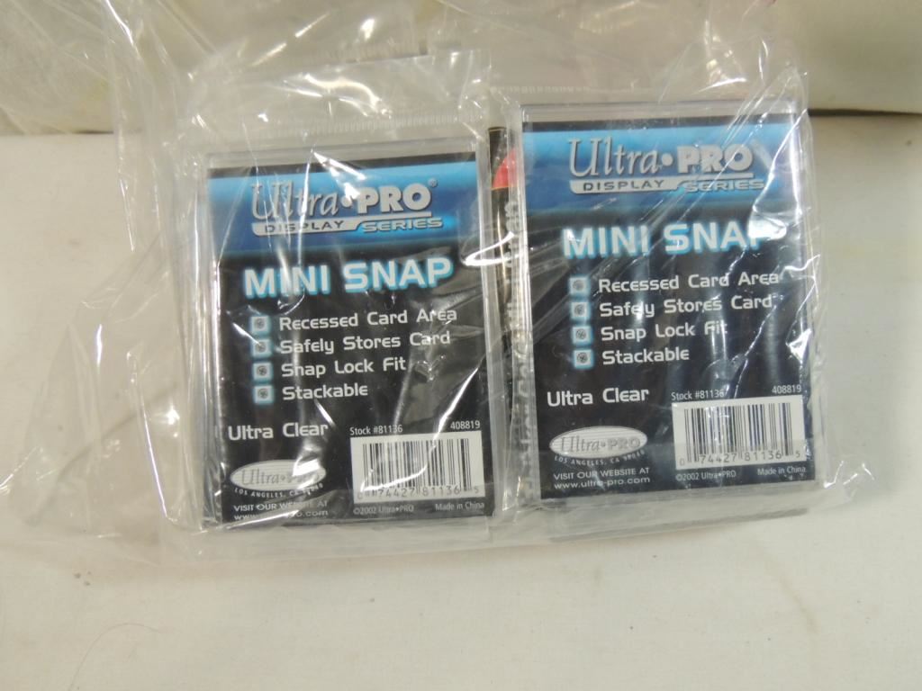 BULK LOT ULTRA PRO MINI CARD SNAP CASES