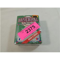 1990 UPPER DECK HIGH NUMBER SERIES BASEBALL CARD
