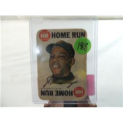 1968 TOPPS WILLIE MAYS BASEBALL CARD