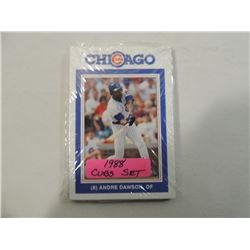 1988 CHICAGO CUBS CARD SET