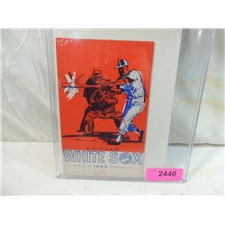 1964 CHICAGO WHITE SOX OFFICIAL SCOREBOOK