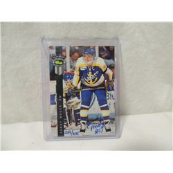 1992 CLASSIC SANDY MOGER AUTOGRAPHED CARD