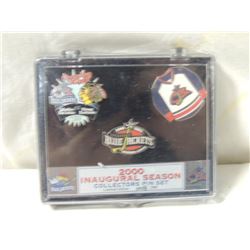 2000 INAUGURAL SEASON BLUE JACKETS PINS