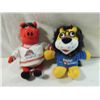 Image 1 : ICEHOG HAMMY & BMO LION STUFFED DOLLS